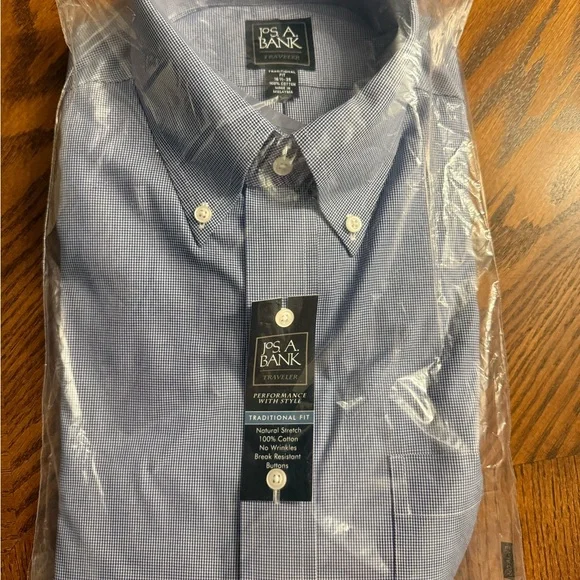 Jos. A. Bank | Shirts | Jos A Bank Blue Dress Shirt Classic Style | Poshmark